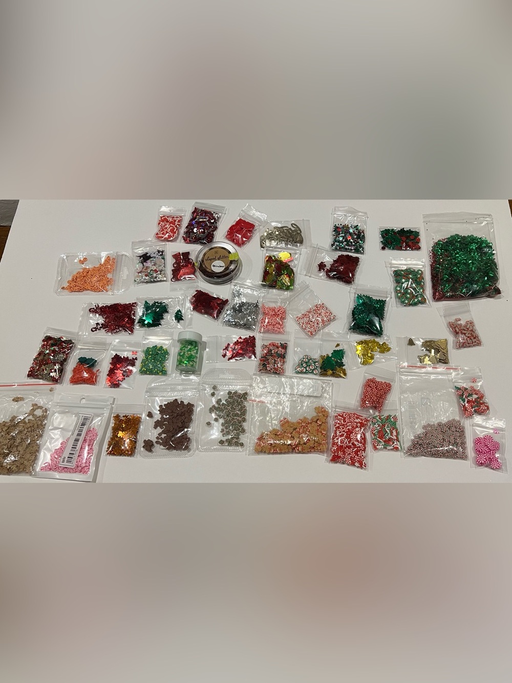 Sequins and Clay Bits for crafting
